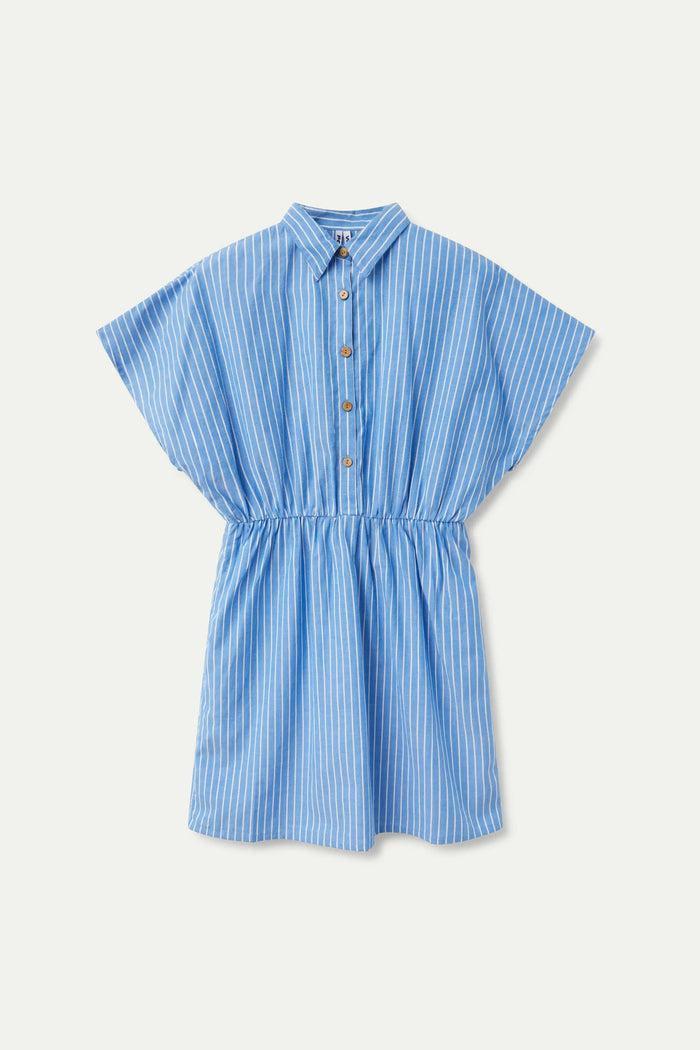 wild pony Vestido corto estampado de rayas azules Envío gratis