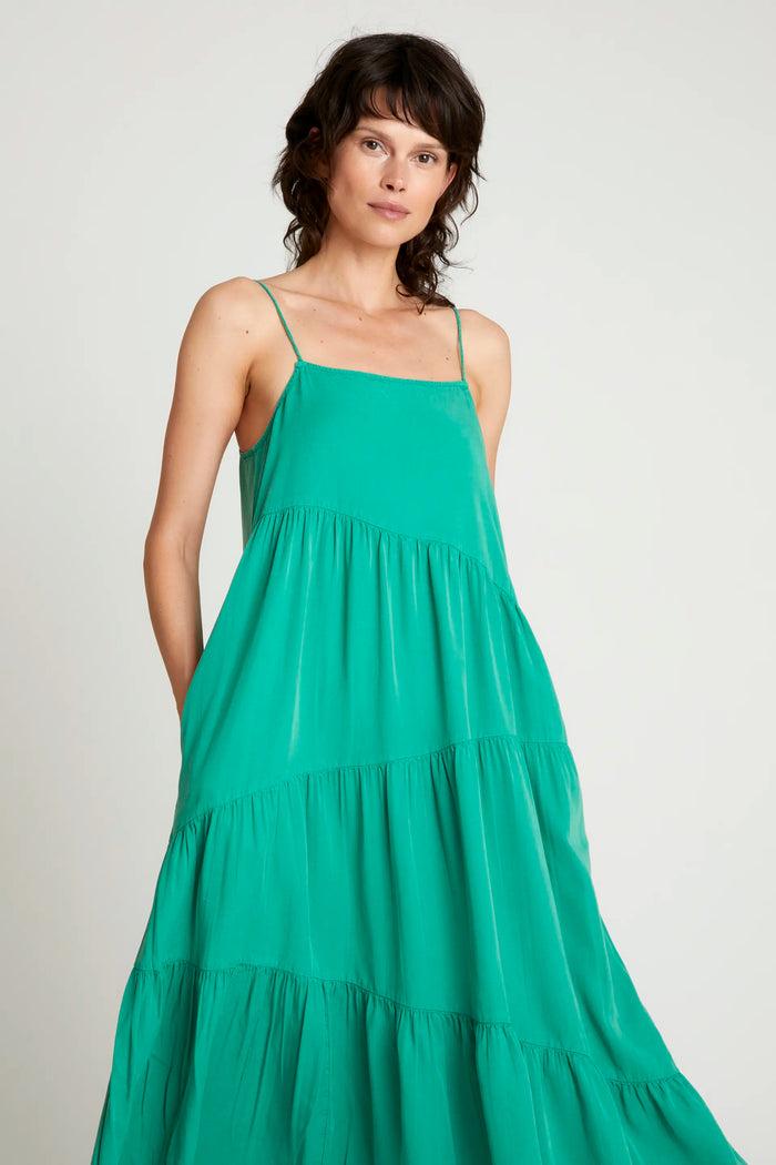 wild pony Vestido largo amplio verde COMPRAR AHORA