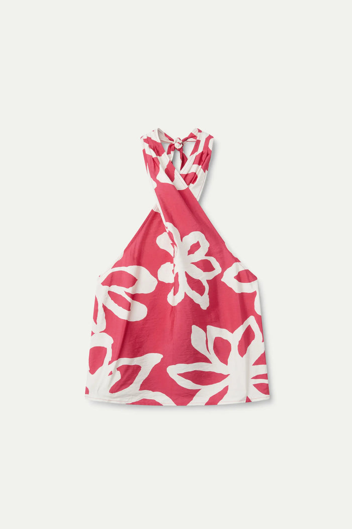 wild pony Top halter floral Gaura Últimos 2 días