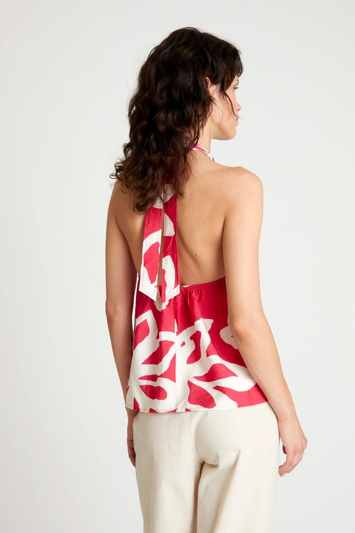 wild pony Top halter floral Gaura Últimos 2 días