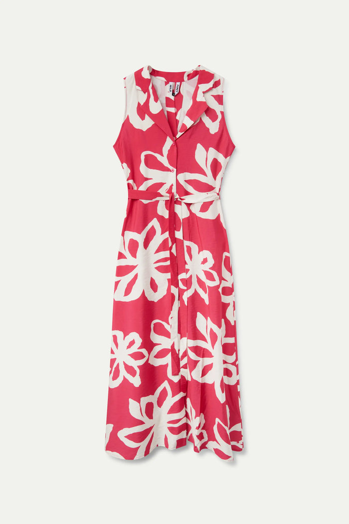 wild pony Vestido largo camisero floral Gaura Promoción por tiempo limitado