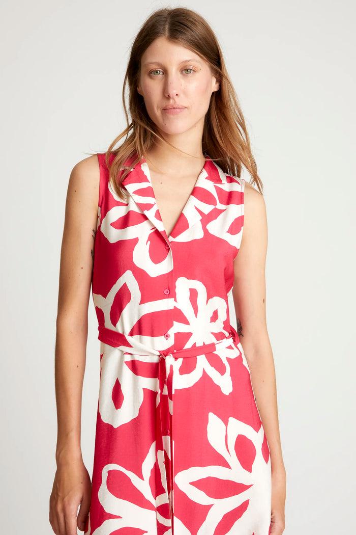 wild pony Vestido largo camisero floral Gaura Promoción por tiempo limitado