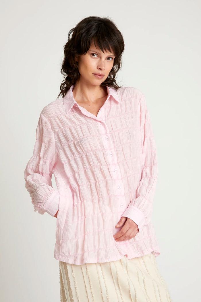 wild pony Camisa textura rosa Solo hoy