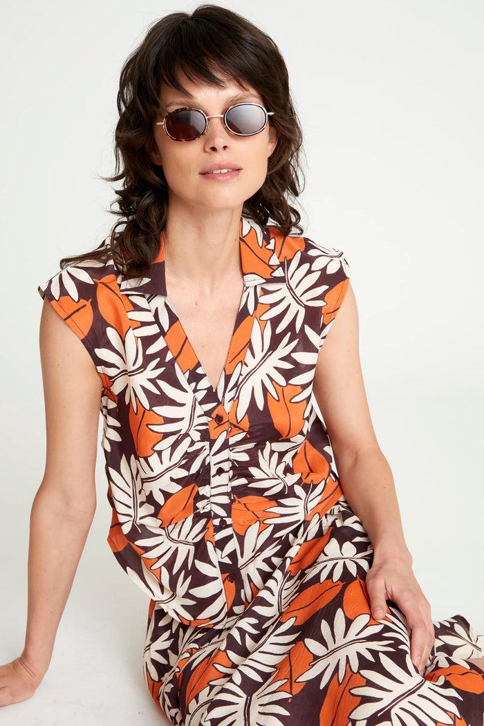 wild pony Top camisero estampado floral Vegetal En oferta