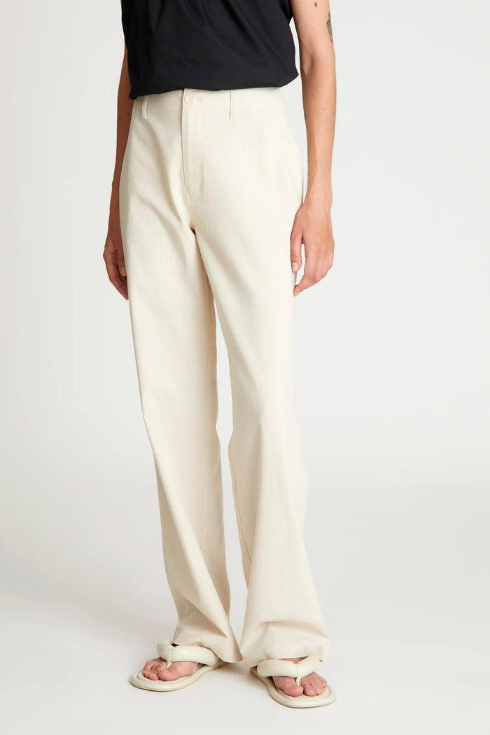 wild pony Pantalón largo recto blanco Última moda