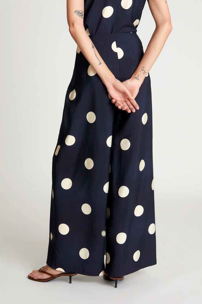wild pony Pantalón largo lunares azul marino Devoluciones gratuitas