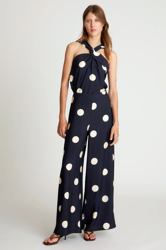 wild pony Pantalón largo lunares azul marino Devoluciones gratuitas