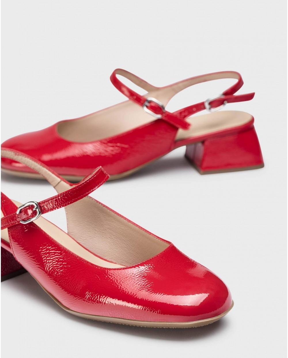 wonders Zapatos VESNA Rojos Gran oferta