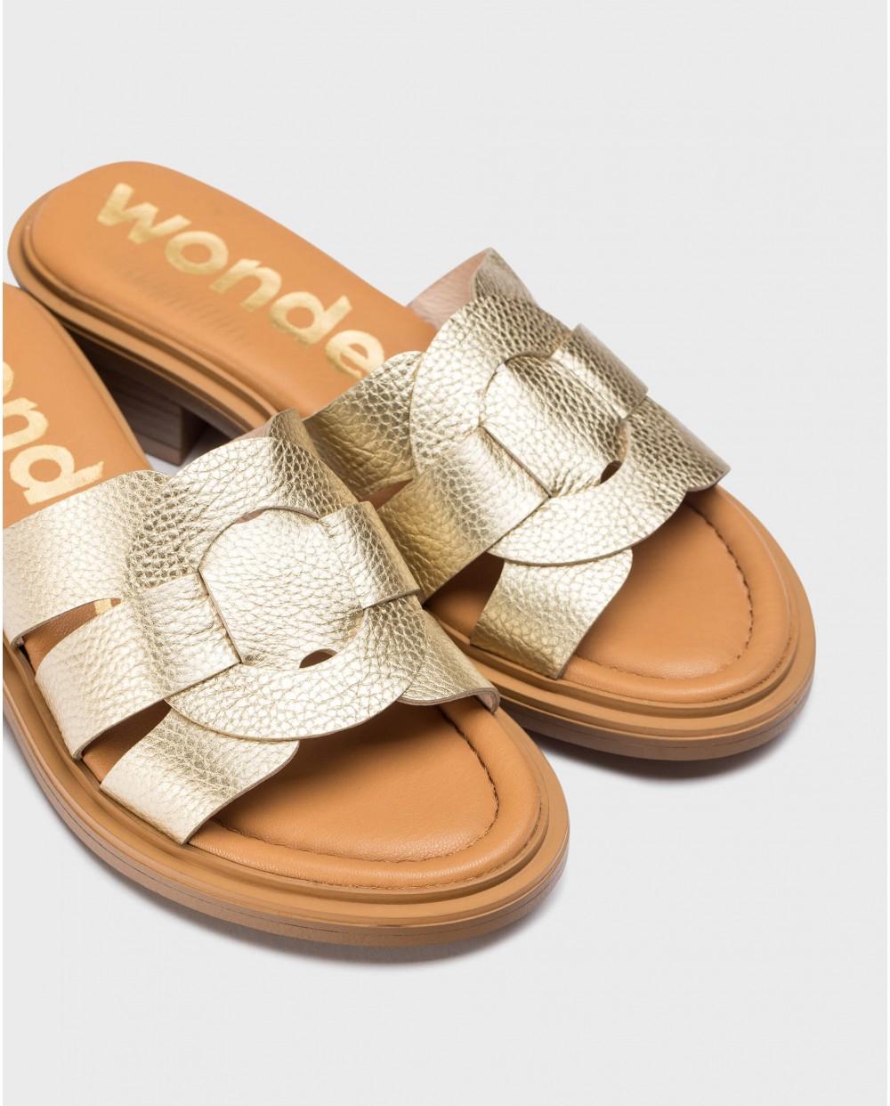 wonders Sandalias ALINA Oro Rebajas online