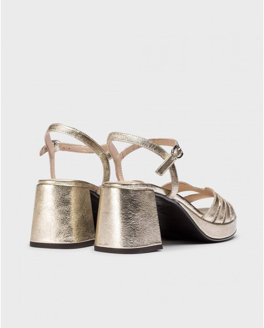 wonders Sandalias DANNA Oro Envío gratis