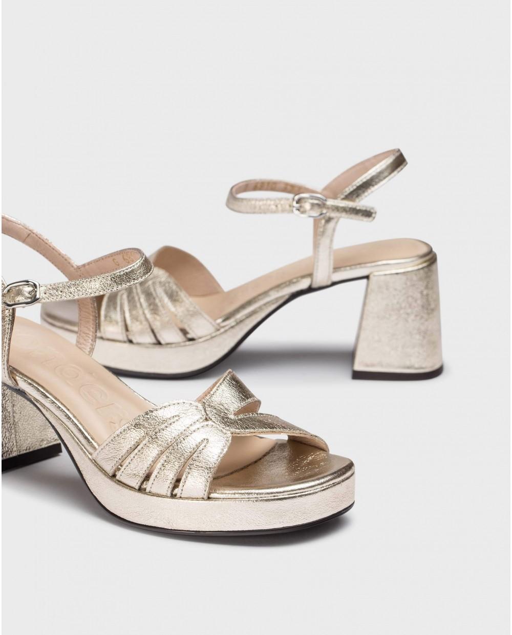 wonders Sandalias DANNA Oro Envío gratis