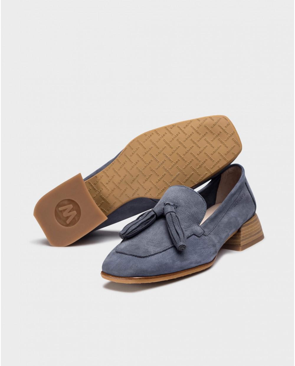 wonders Mocasines ZERA Azules Últimos 2 días
