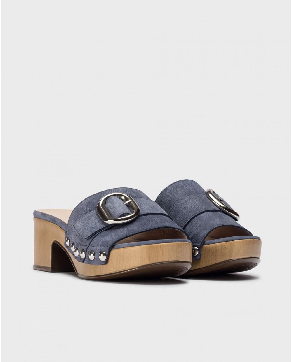 wonders Sandalias BIANCA Azules Último día