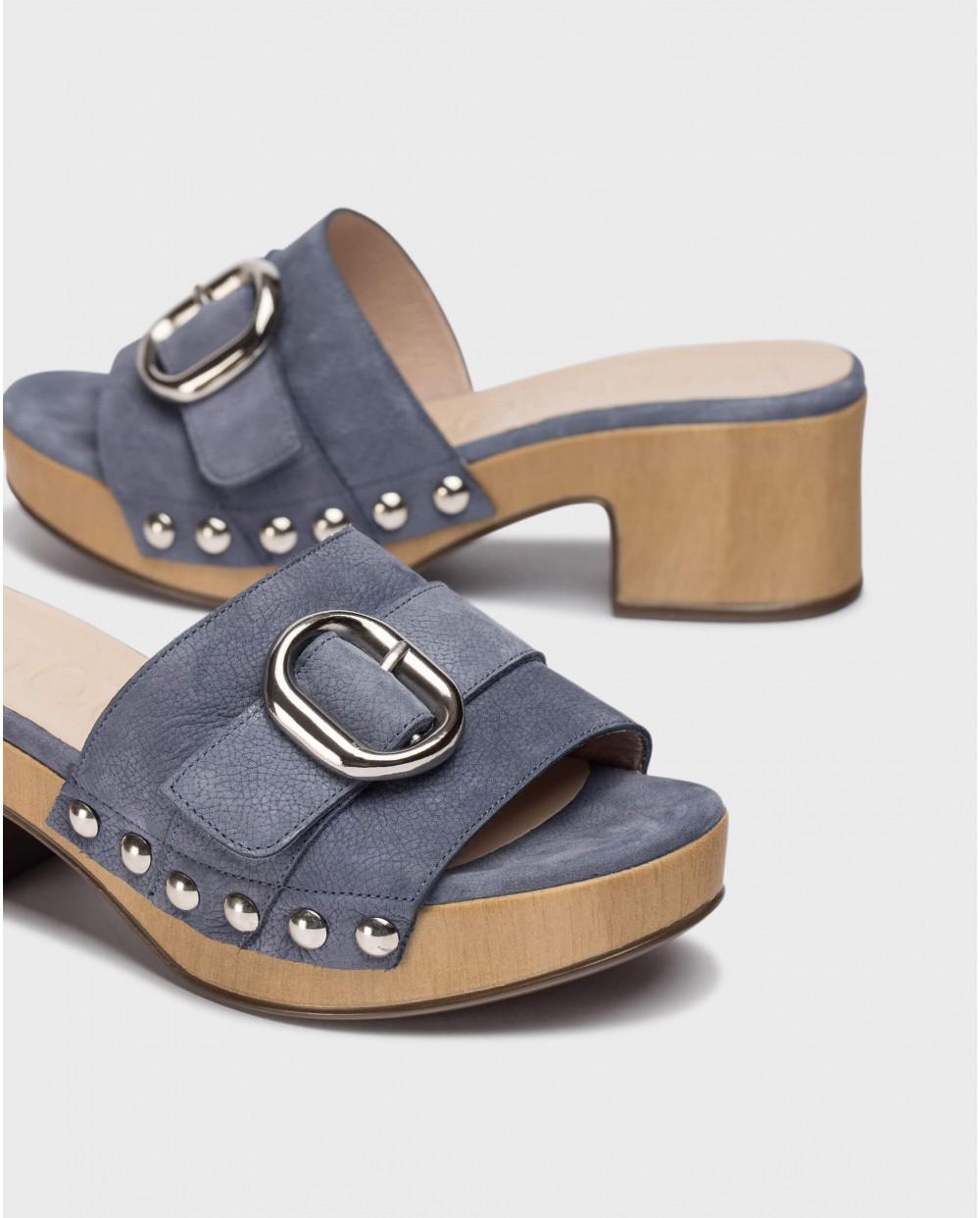 wonders Sandalias BIANCA Azules Último día