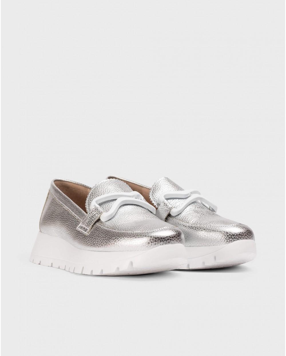wonders Mocasines AURA Plata Oferta especial de fábrica