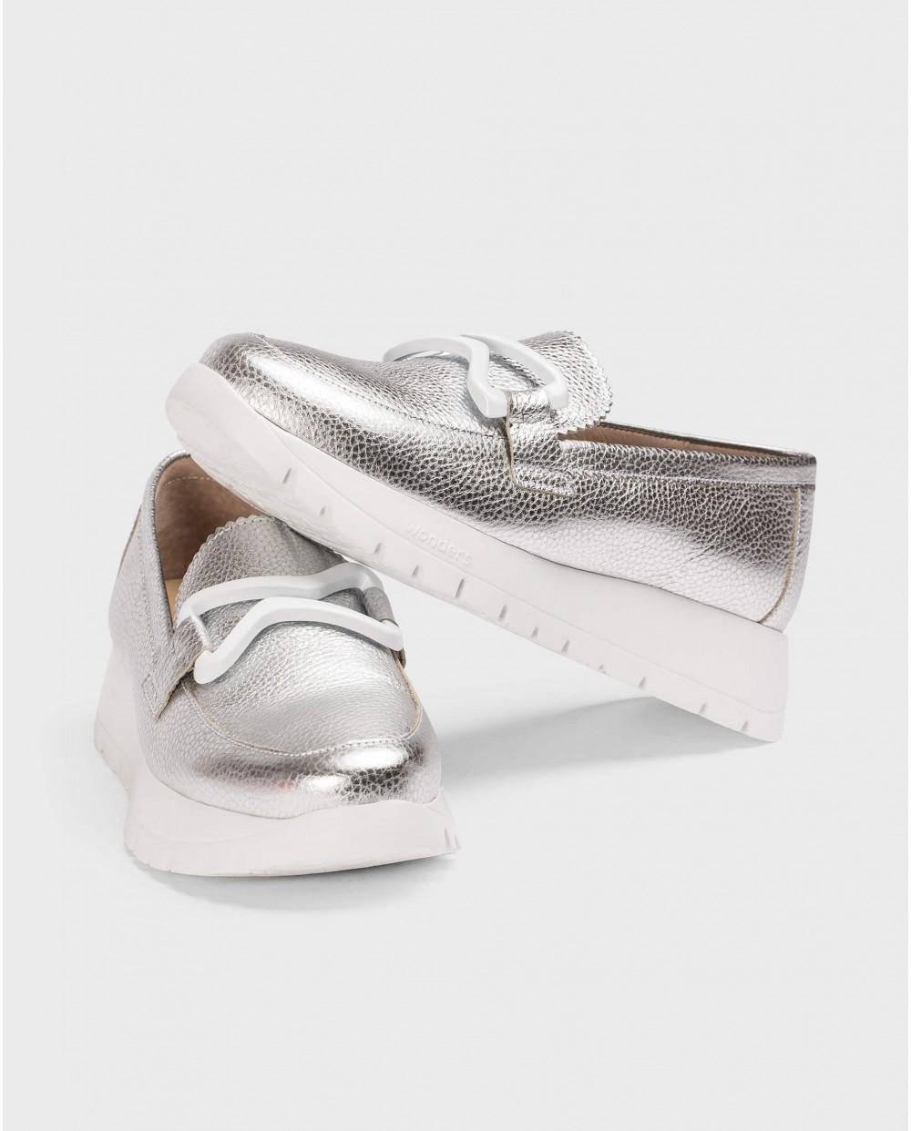 wonders Mocasines AURA Plata Oferta especial de fábrica