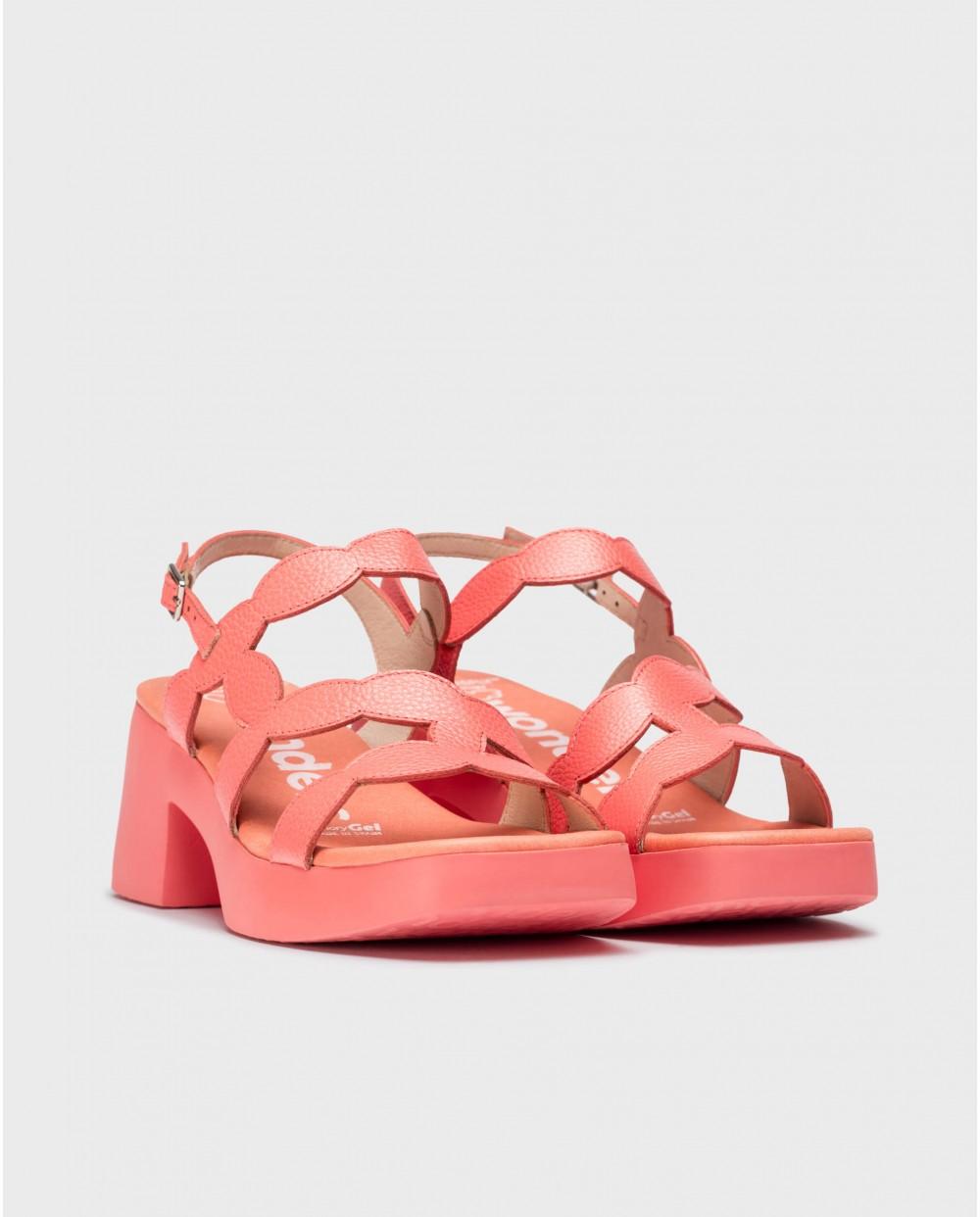 wonders Sandalias HURA Coral Liquidación