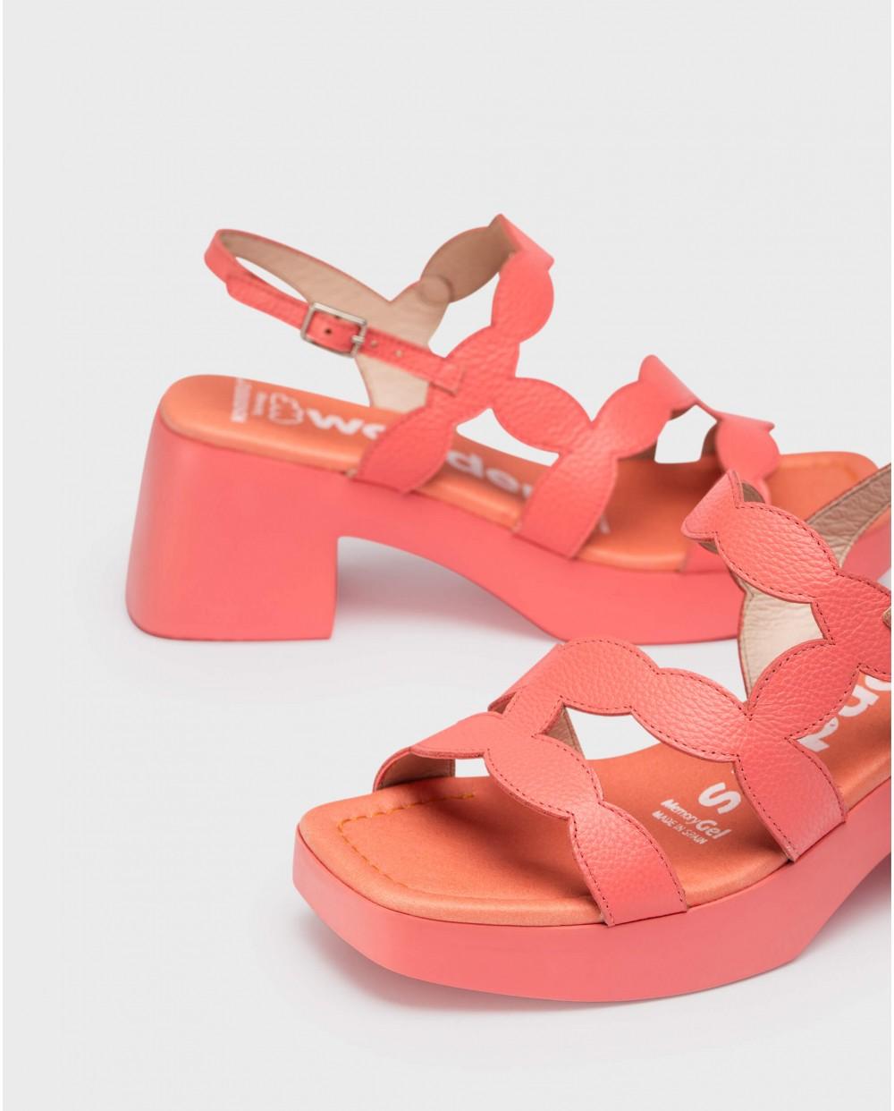 wonders Sandalias HURA Coral Liquidación