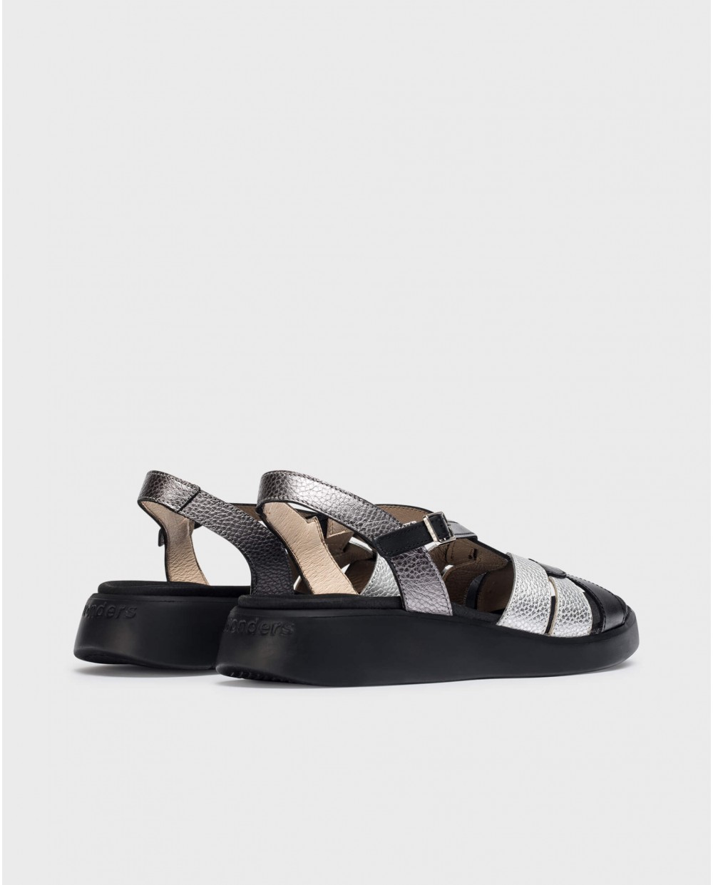 wonders Sandalias PATERNA Negras Descuentos del mes