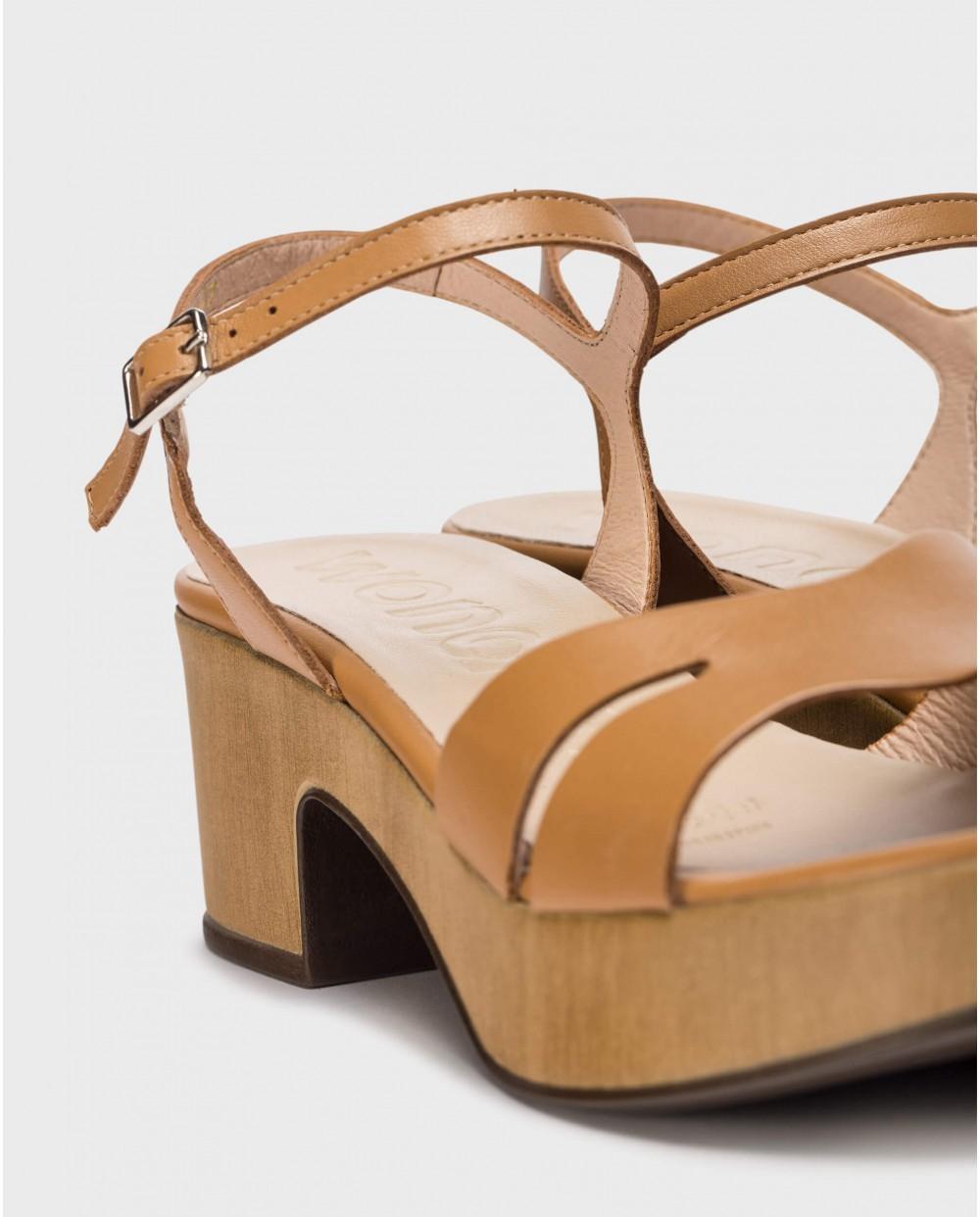 wonders Sandalias ELARA Marrones Venta caliente