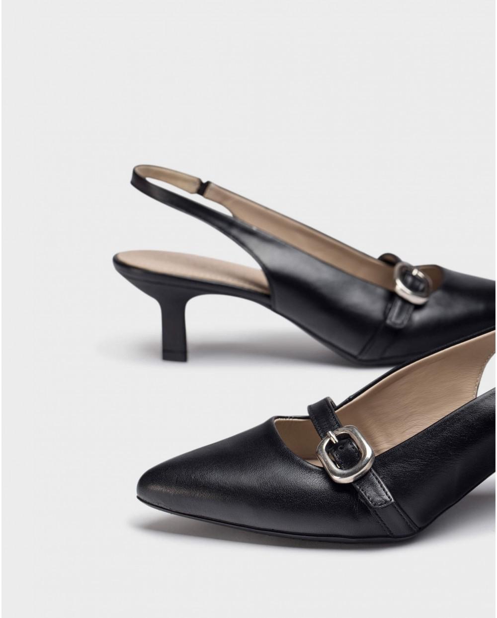 wonders Zapatos destalonados GAIA Negros Gran oferta