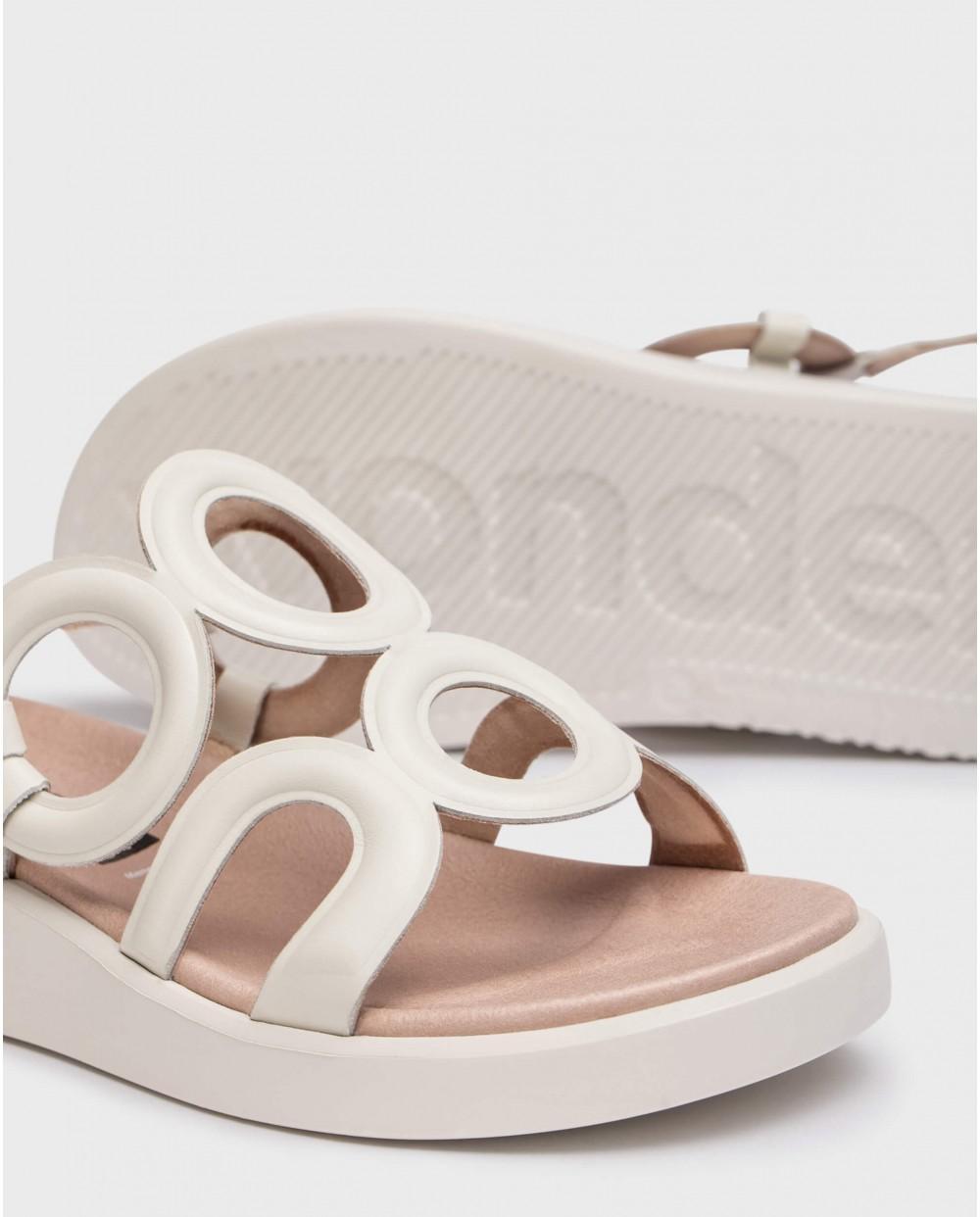 wonders Sandalias TOLEDO Blancas Envío gratis