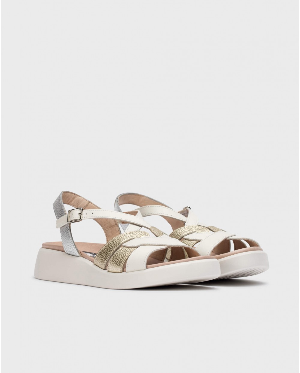 wonders Sandalias PATERNA Blancas Oferta especial