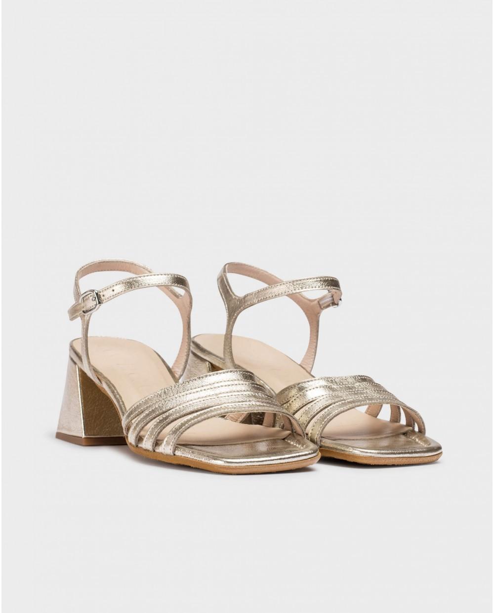 wonders Sandalias MARCIA Oro Superdescuento