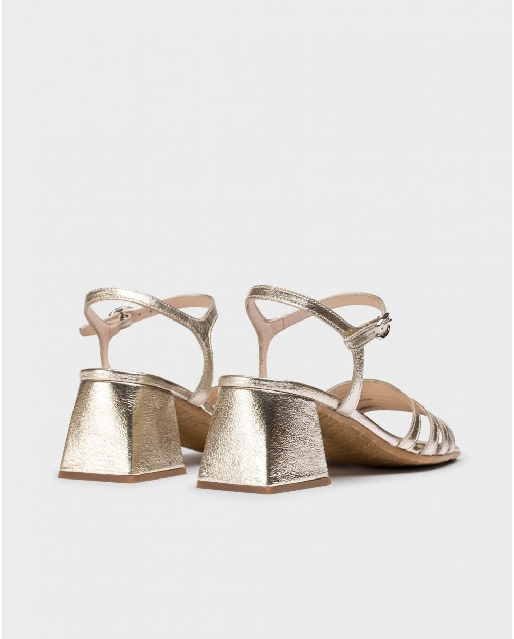 wonders Sandalias MARCIA Oro Superdescuento