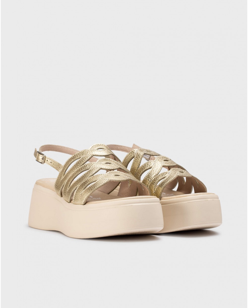 wonders Sandalias CELESTE Oro Grandes ahorros