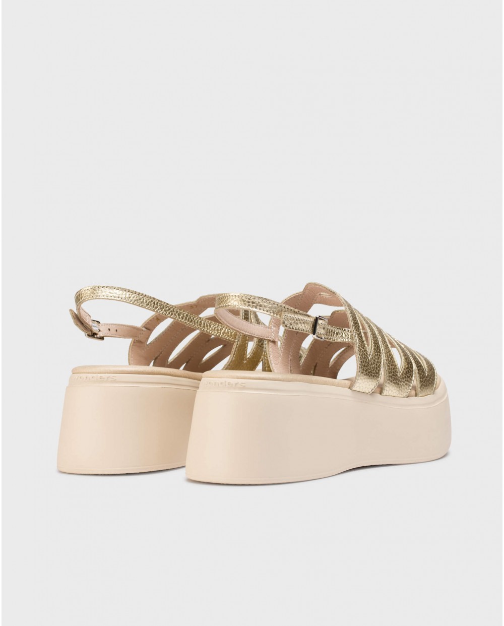 wonders Sandalias CELESTE Oro Grandes ahorros