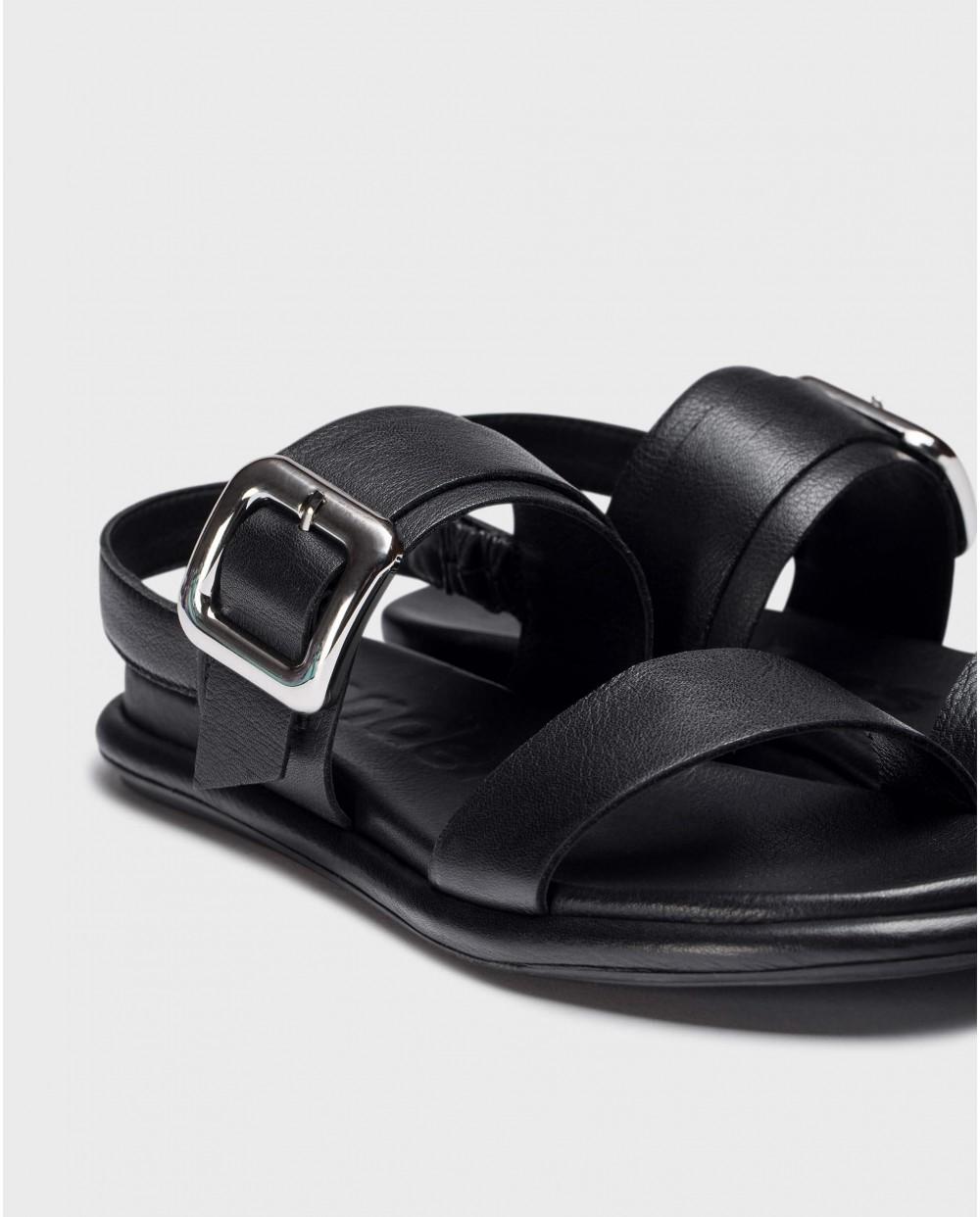 wonders Sandalias HERA Negras Outlet