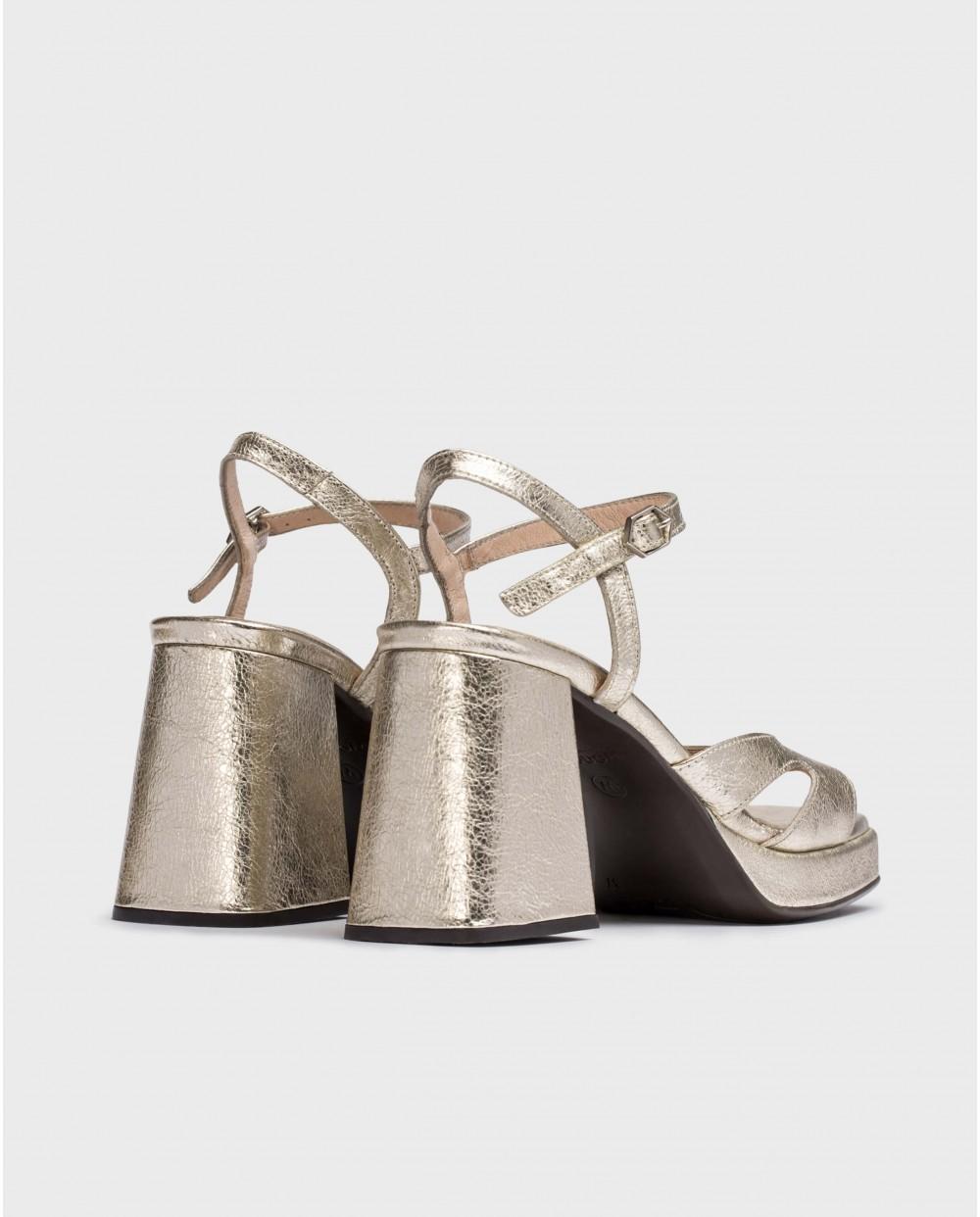 wonders Sandalias FRIDA Oro Rebajas online