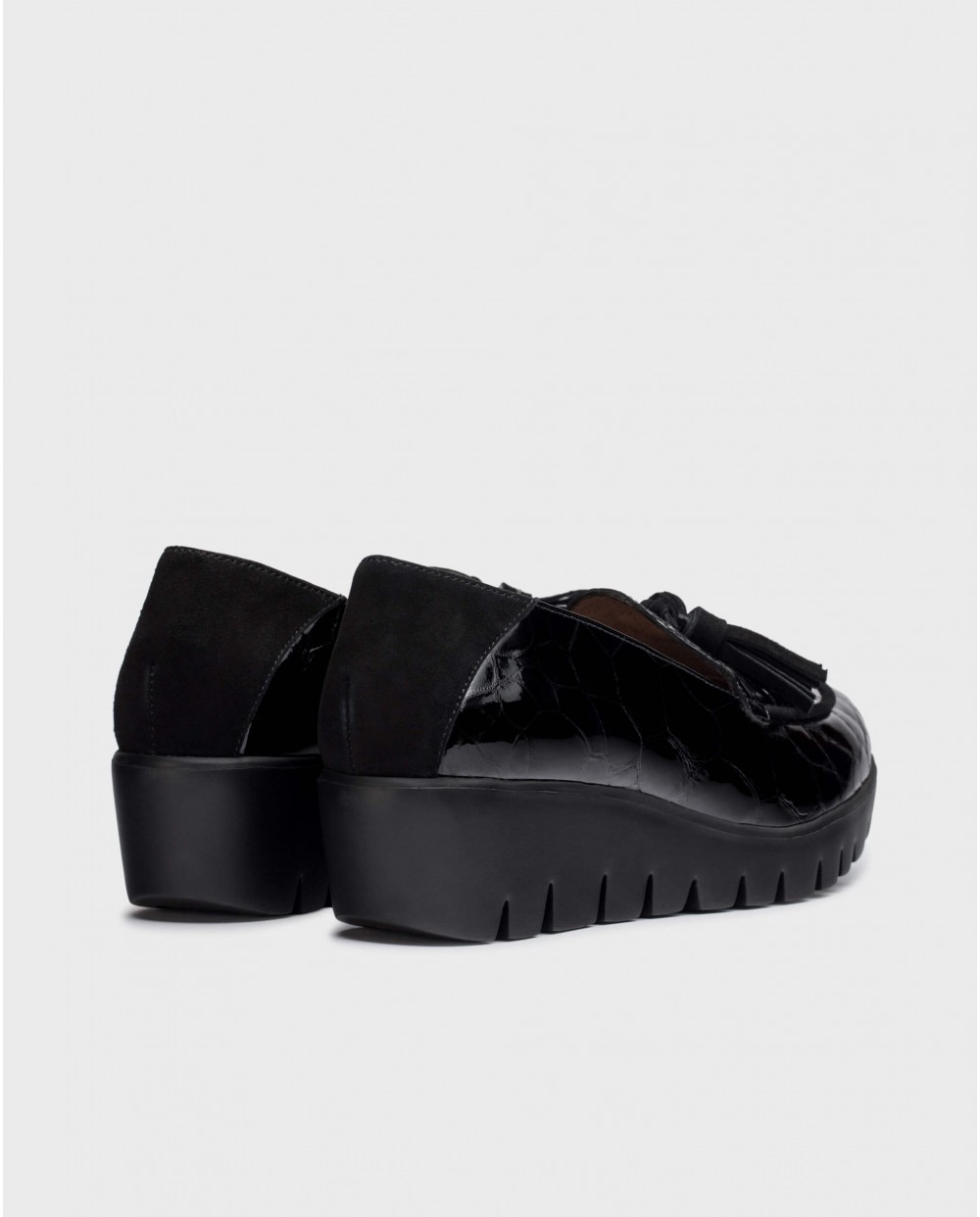 wonders Mocasines SIMONE Negros Rebajas