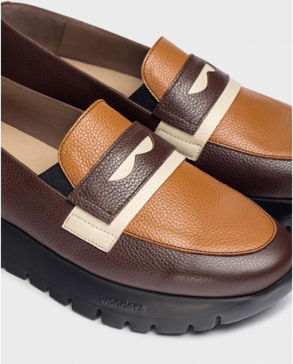 wonders Mocasines MATERIA Marrones Ofertas