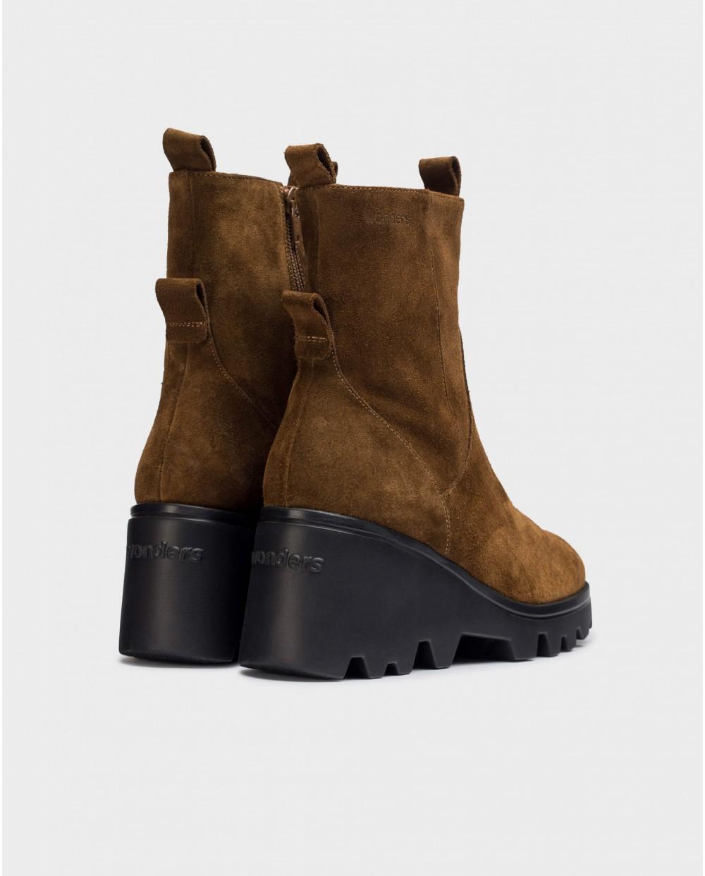 wonders Botines LEEDS Moca Ventas relámpago