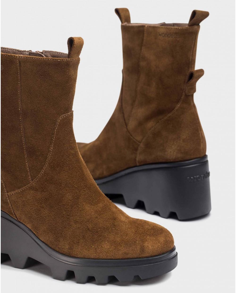 wonders Botines LEEDS Moca Ventas relámpago