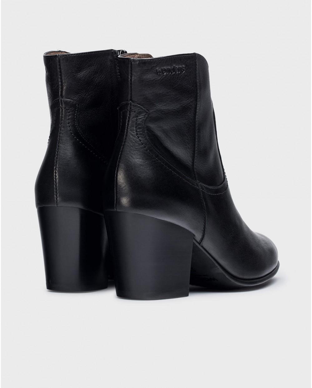 wonders Botines CANE Negros Descuento