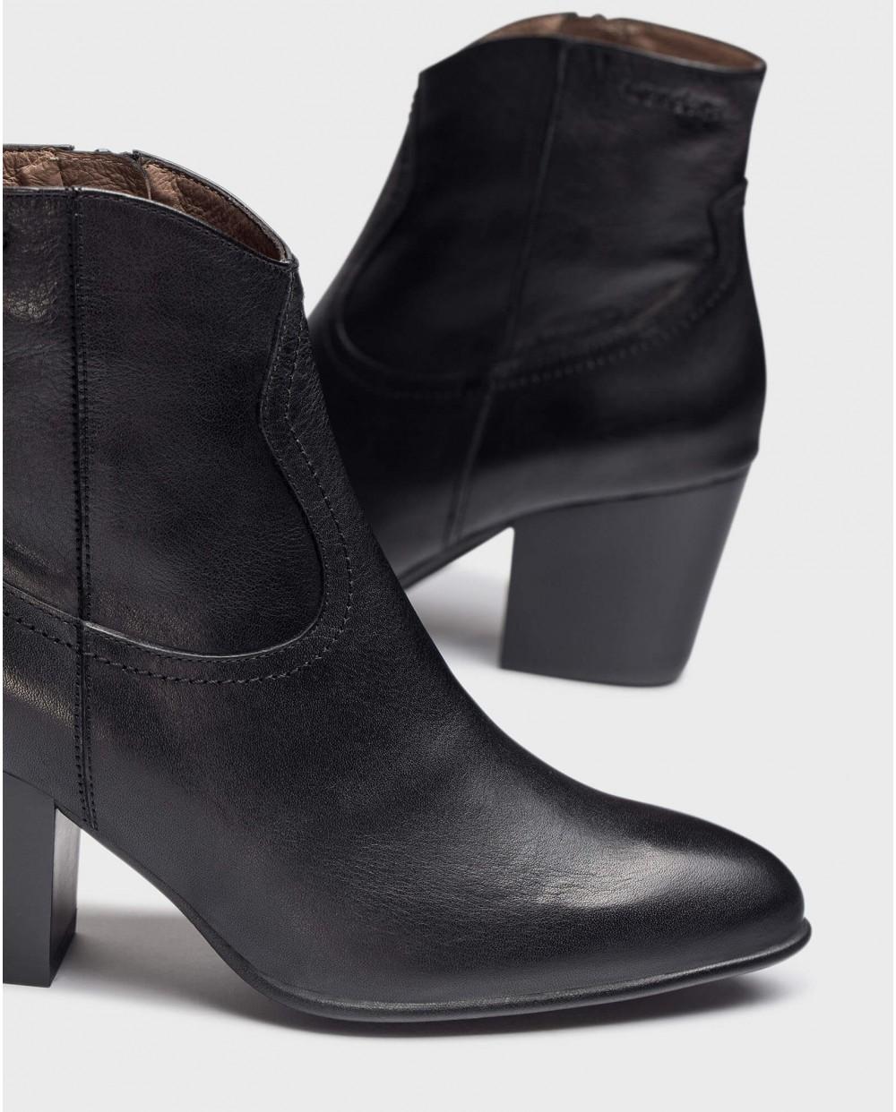 wonders Botines CANE Negros Descuento
