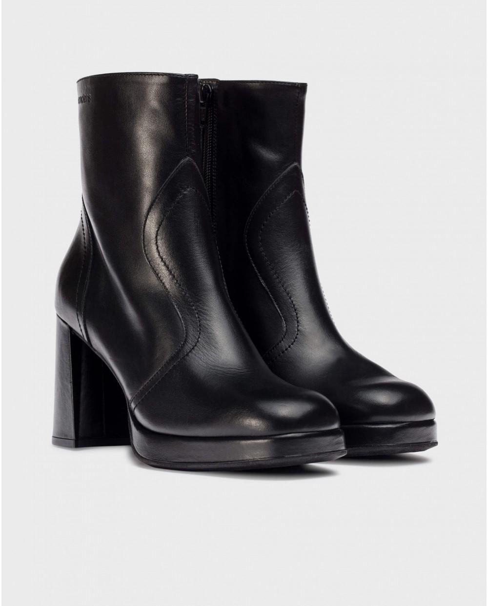 wonders Botines LIPA Negros Tienda