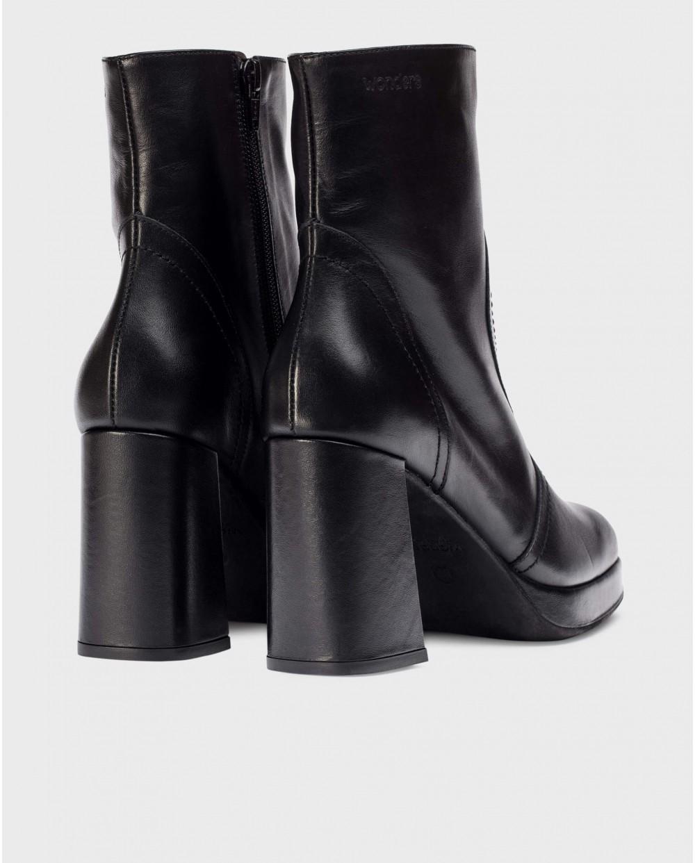 wonders Botines LIPA Negros Tienda