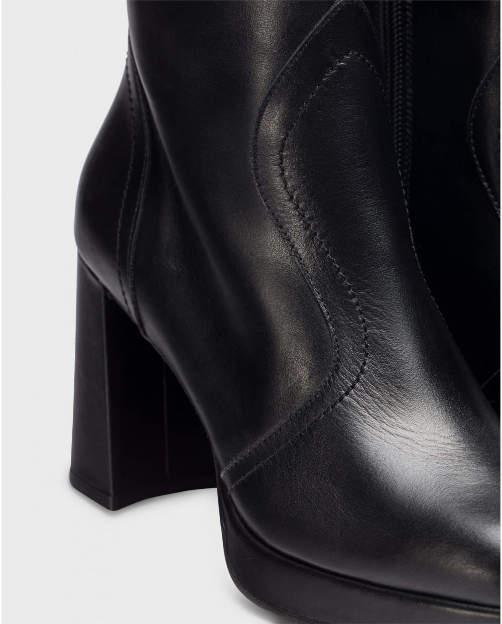 wonders Botines LIPA Negros Tienda