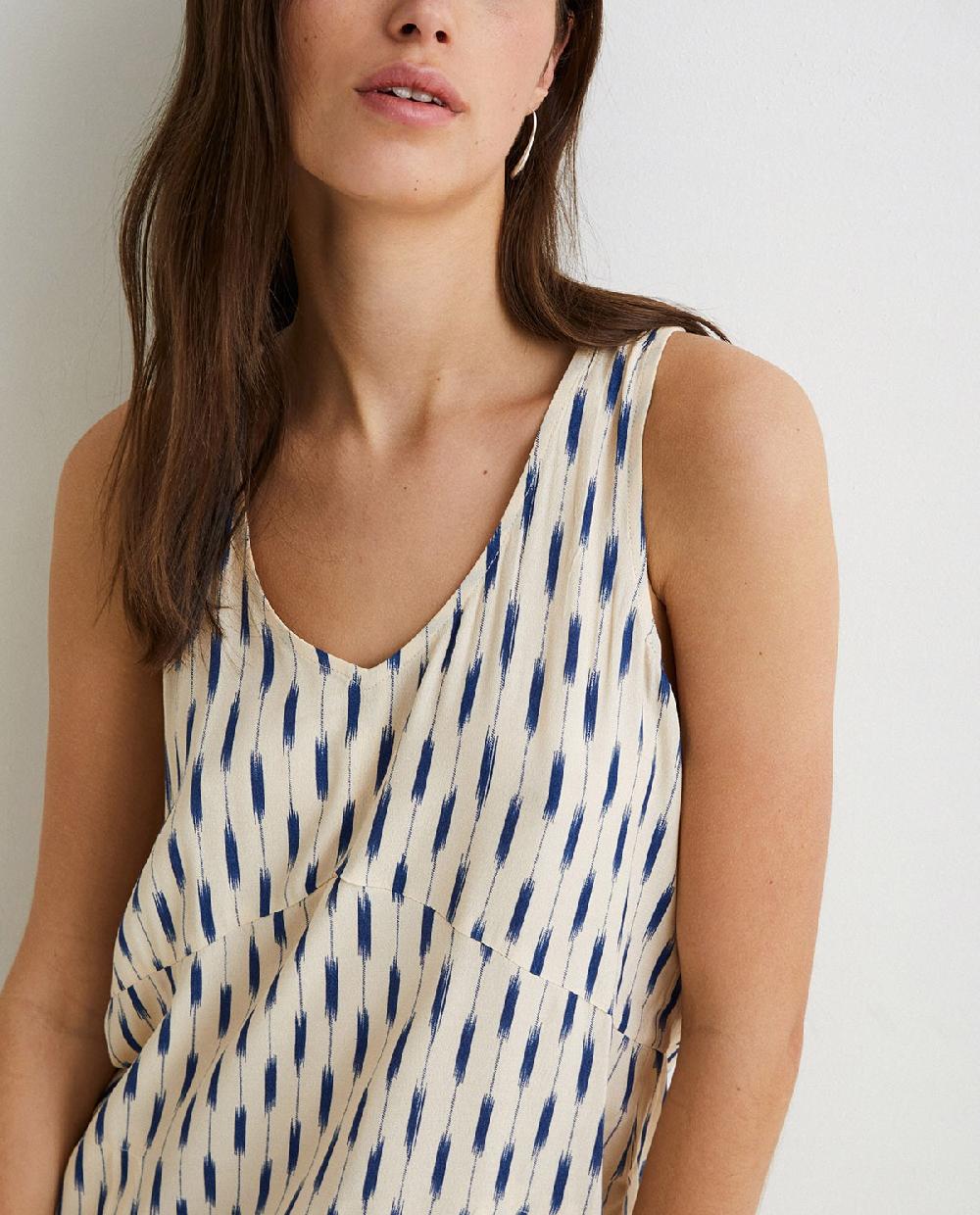 yerse Vestido corto fluido crudo Superdescuento