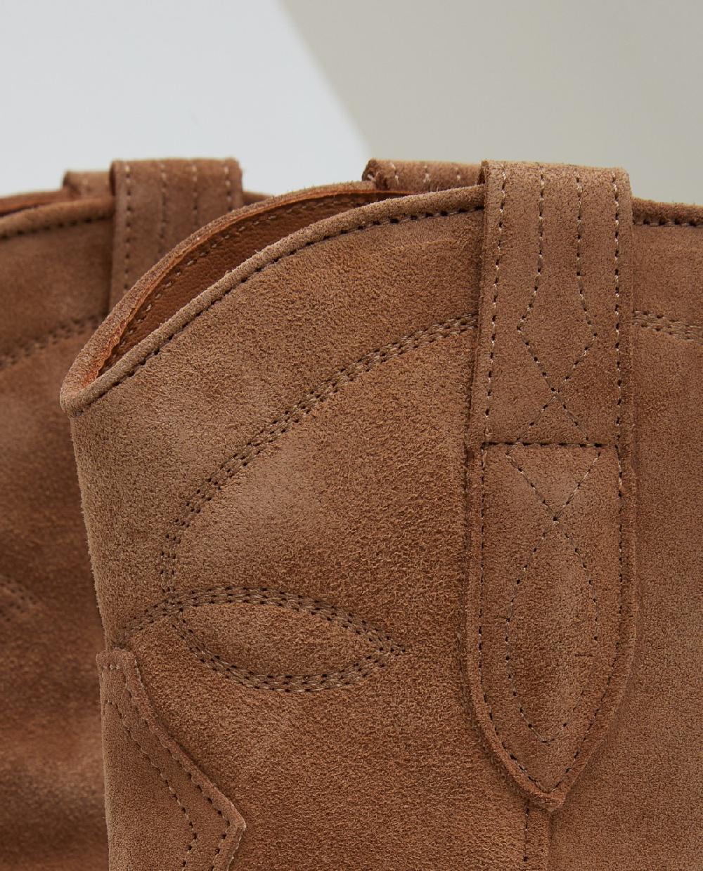 yerse Botín campero piel camel Outlet online