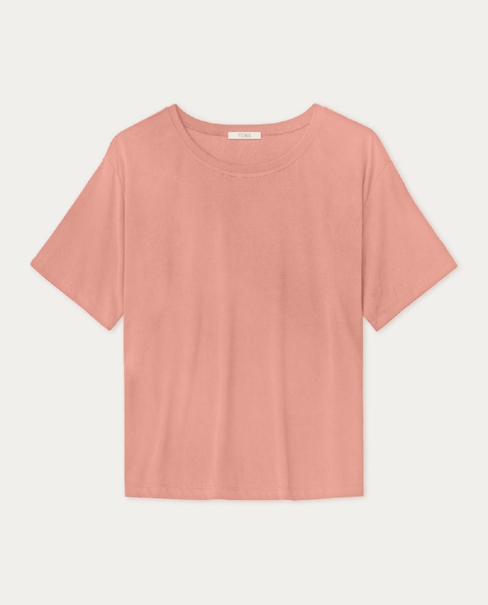 yerse Camiseta fluida salmón Descuento