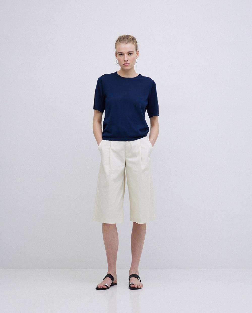 yerse Bermudas tejido gabardina blanco roto Rebajas