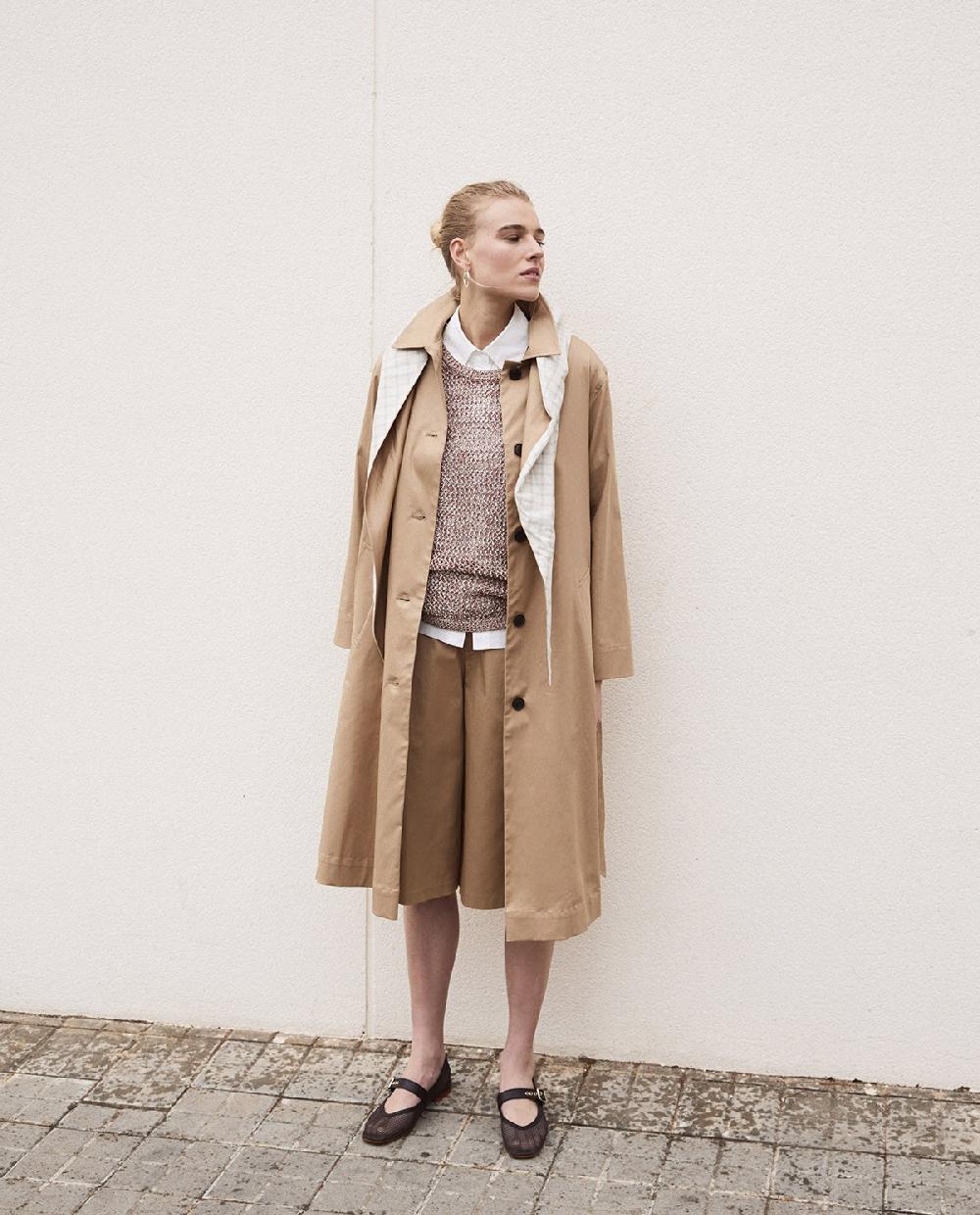 yerse Bermudas tejido gabardina camel Ofertas