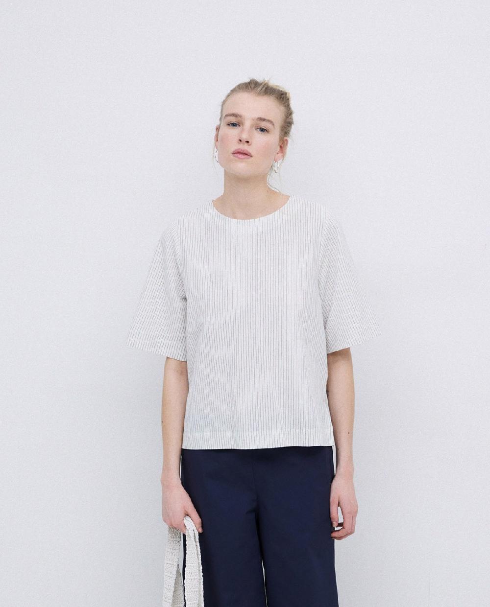 yerse Camisa abrochado espalda crudo En oferta