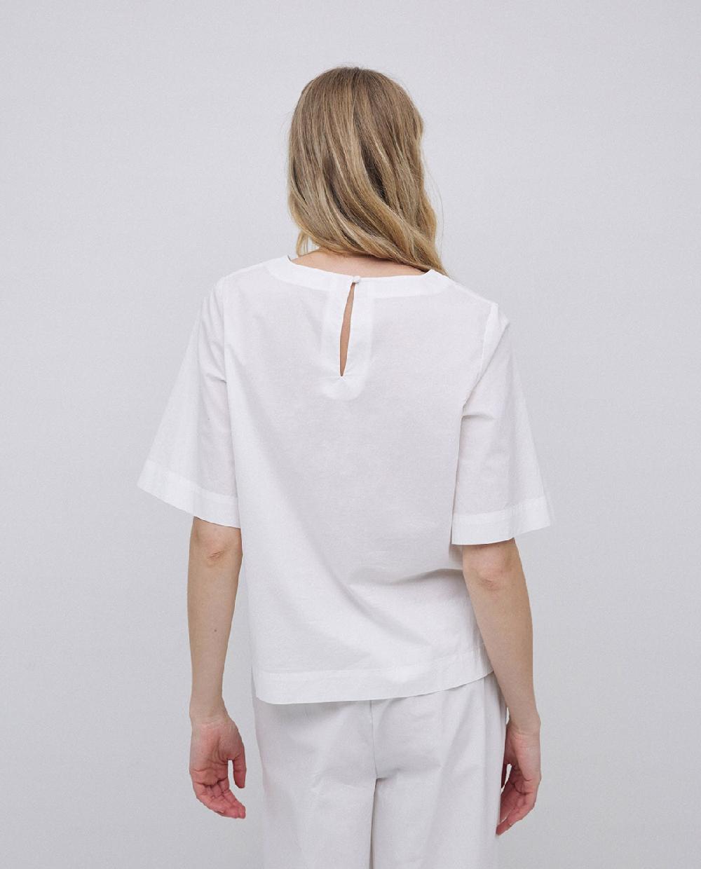 yerse Camisa de popelín blanco Gran oferta