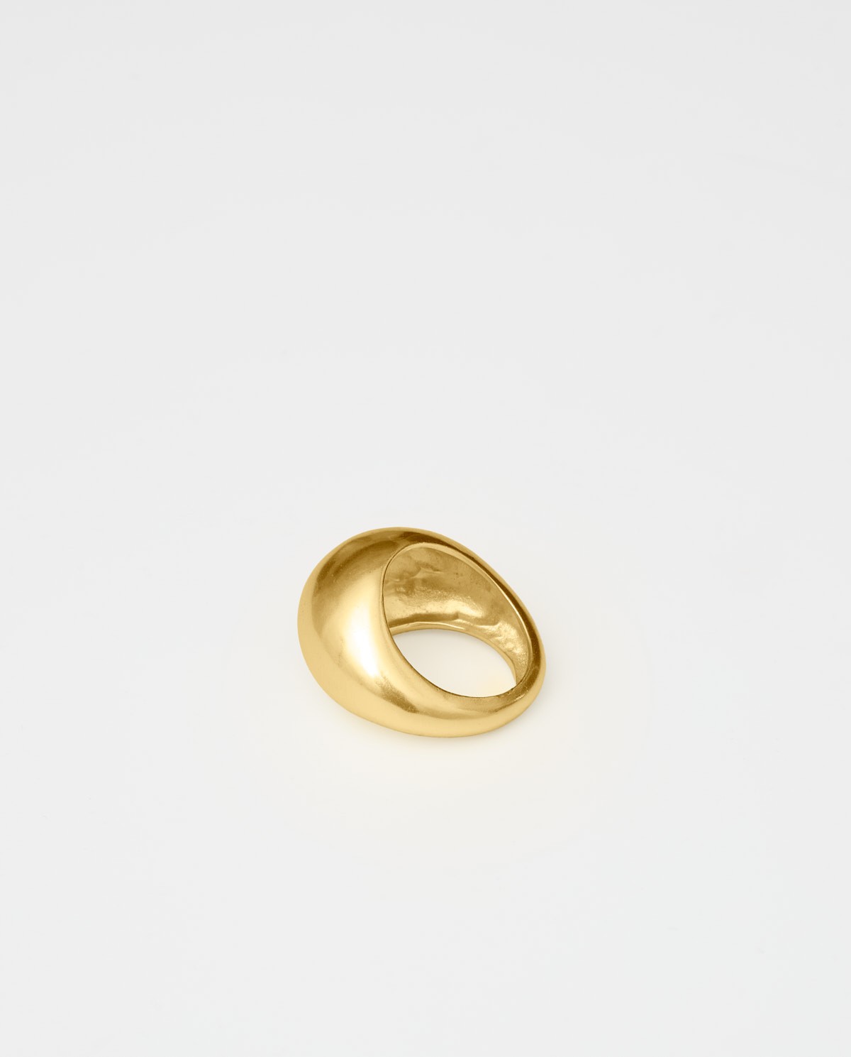yerse Anillo ovalado dorado En oferta